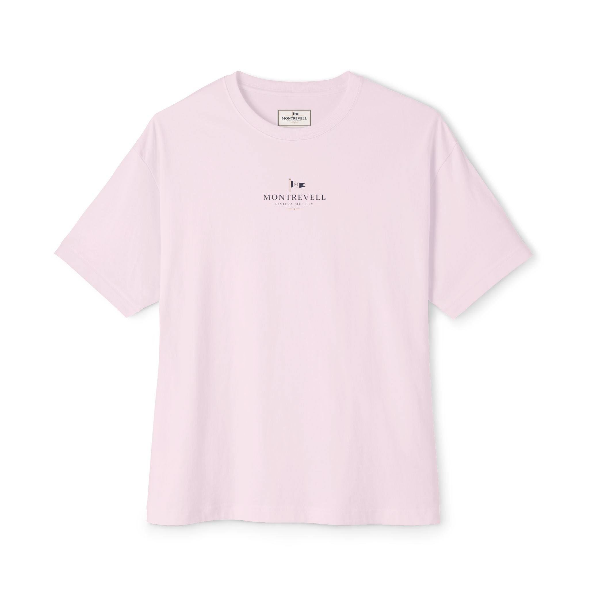 Montrevell Crest Tee — Riviera Society Oversized Boxy T-Shirt