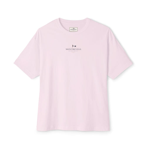 Montrevell Crest Tee — Riviera Society Oversized Boxy T-Shirt