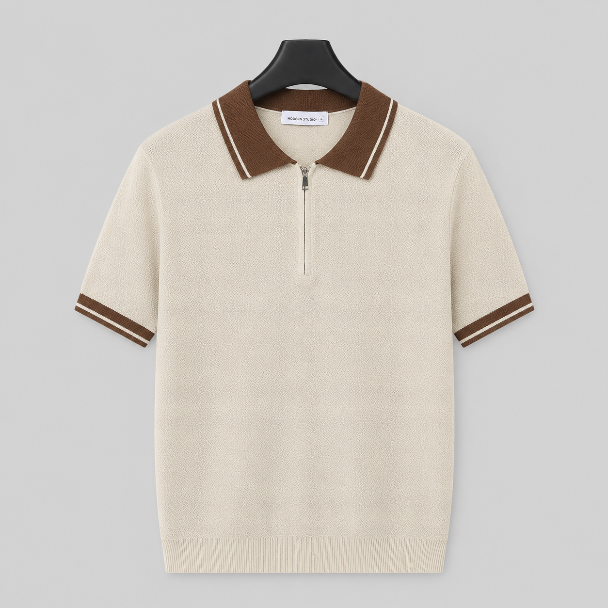 Portofino Zip Knit Polo