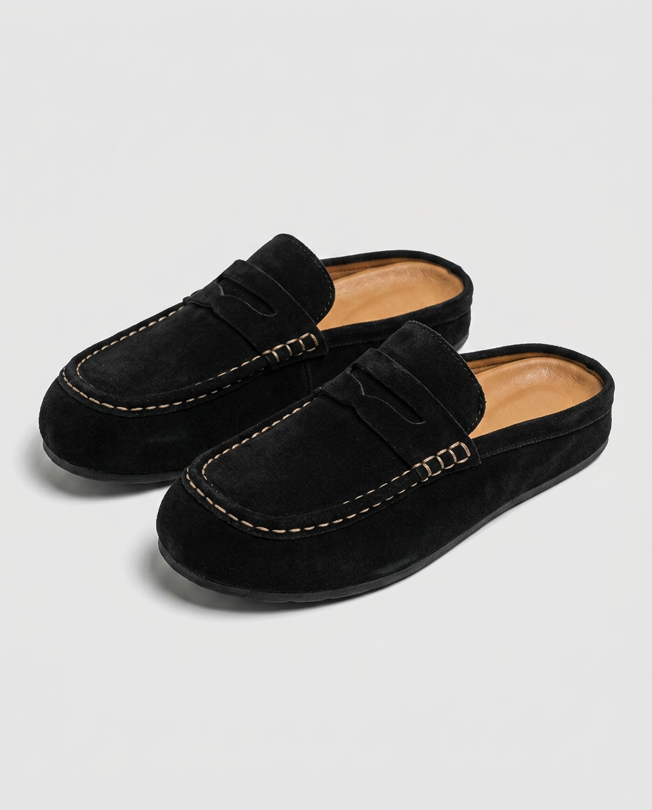 Como Wildleder Mules — Quiet Luxury Pantoletten